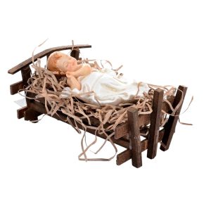 Bebe Jesus Con Pesebre
