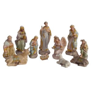 Juego Nacimiento Estilo Lladró 11Pzas
