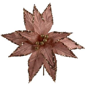 Poinsettia Palorosa Con Lentejuelas