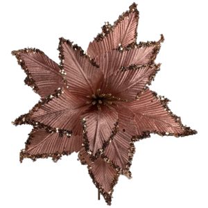 Poinsettia Palorosa Con Lentejuelas Grande