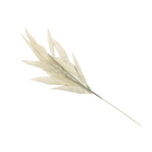 Rama Hojas Blaco Escarchado