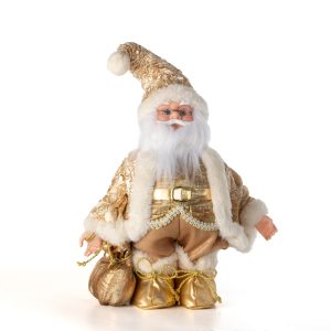 Papa Nuel Con Bolsa De Regalos Dorado