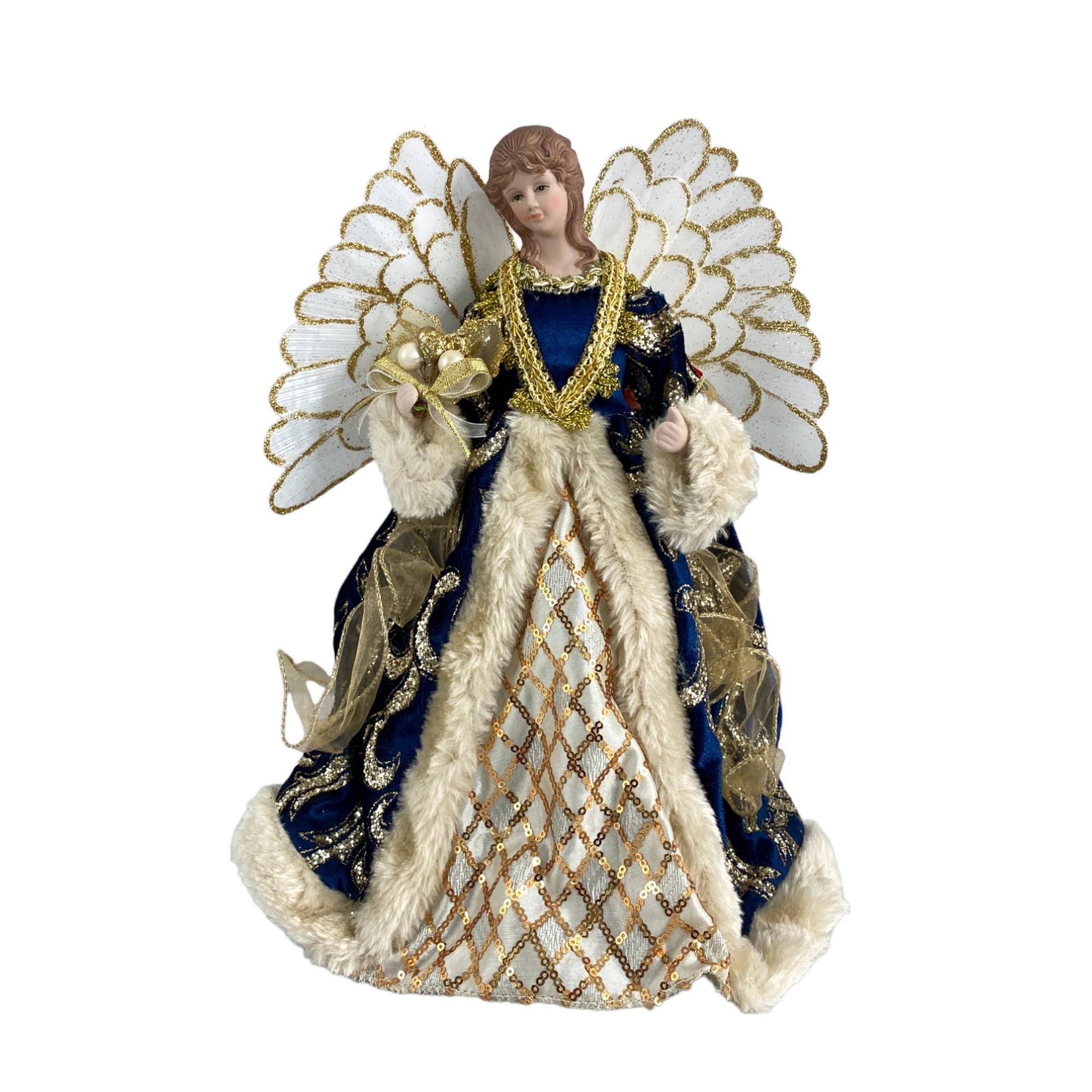 Ángel Decorativo Azul con Luz