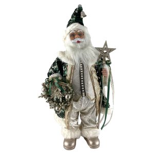 Papa Noel Musical Con Movimiento Verde