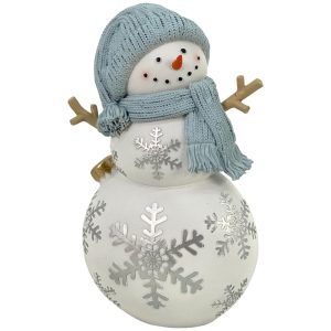 Muñeco De Nieve Decorativo Con Sombrero