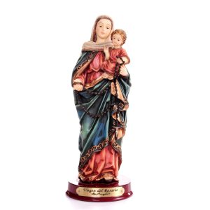 Figura Virgen Del Rosario 8" Material Resina