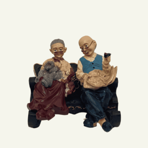 Dolce Riposo – Abuelitos con Mecedora 21x11x17cm