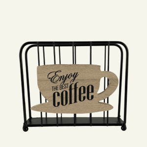 Servilletero de Metal “Linea Caffè”