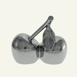 Ciliegia Lucente – Escultura Decorativa de Cereza en Cerámica