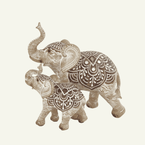 Trionfo della Fortuna – Elefantes Decorativos de Resina