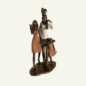 Passeggiata Felice – Escultura Decorativa de Familia en Paseo