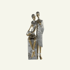 Eterna Complicità – Escultura de Pareja Africana