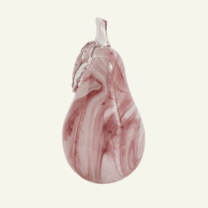 Pera Decorativa “Pera di Vetro Rosa” – Vidrio Soplado 9.5×9.5×19cm