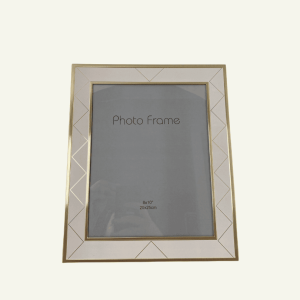 Portarretrato “Luce Dorata” – Diseño Geométrico con Bisel Dorado 25×30,1×1,5cm