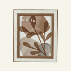 Porta Retrato “Legno Bianco” – Estilo Natural Moderno 32,5×27,5×1,5cm (para foto de 8×10”)