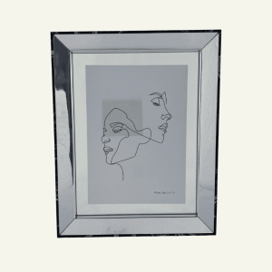 Portarretrato “Luce Riflessa” – Brillo Puro en Espejo Pulido 20,1×25,2×3,8cm